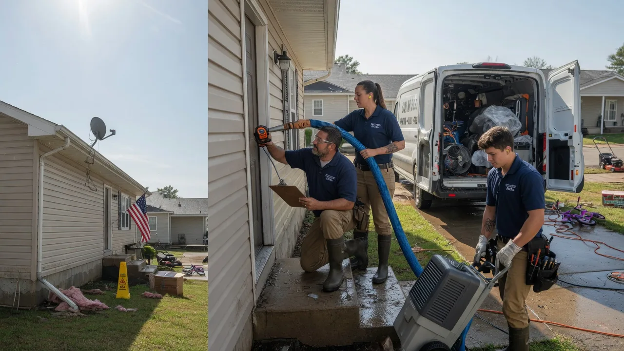 Ceiling Water Damage Restoration in Potsdam, OH near me